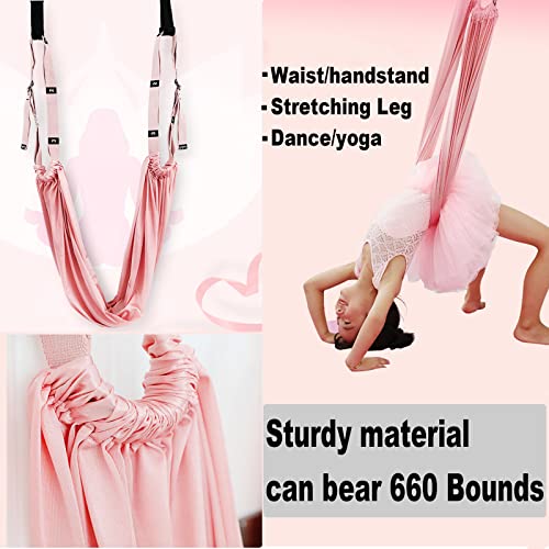 Tchrules Leg Stretcher Strap, Backbend Training Belt with Door Anchor, Flexibility Trainer Stretching Equipment Assist Str...