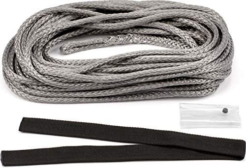 WARN 100975 Service Part - Winch Synthetic Rope Replacement Kit, Fits: VRX and AXON Winches - 1/4" x 50'