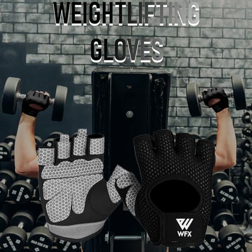 WESTWOOD FOX Weight Lifting Gloves for Men Women Gym Gloves with Wrist Wrap Support for Workout Training Exercise Fitness ...
