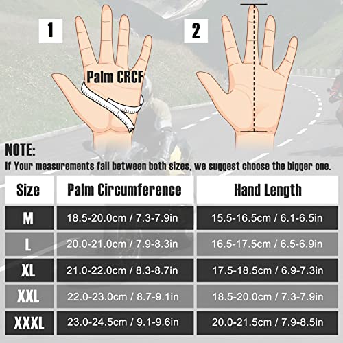 COFIT Motorcycle Gloves for Men and Women, Full Finger Touchscreen Motorbike Gloves for BMX ATV MTB Riding, Road Racing, C...