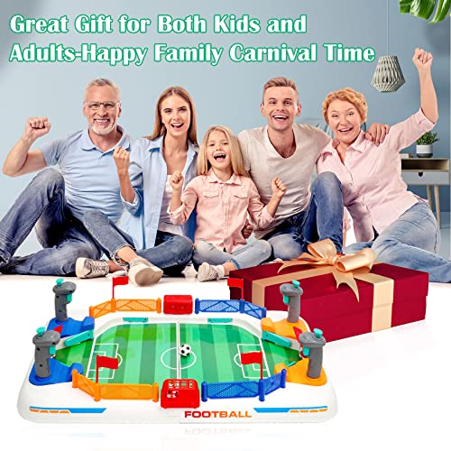 COUOMOXA Soccer Board Game for Kids: Mini Foosball Table Game - Interaction Soccer Toys for 3 4 5 6 7 8-12 Year Old Indoor...