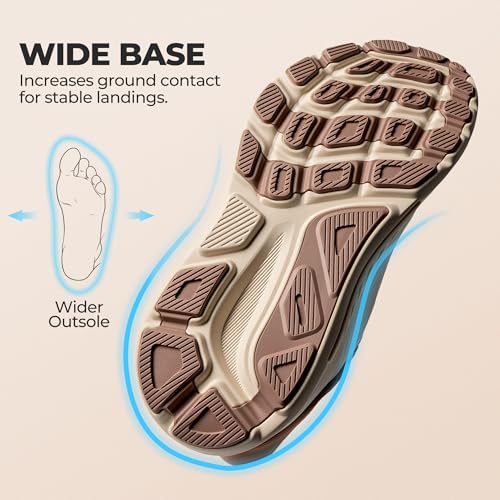 ALLSWIFIT Women's Slip On Stability Walking Shoes Hands Free Non-Slip Tennis Running Comfortable StediBase Workout Gym Bre...