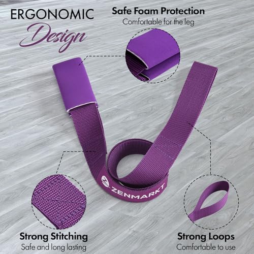 Stretching Strap for Cheer – Flexibility Stunt Strap for Cheerleaders – Durable Cheer Stretching Bands for Improved Flexib...