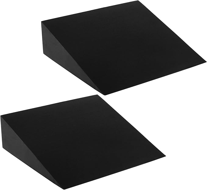 DEAYOU 2 Pack Yoga Foam Wedge, 13" EVA Foam Calf Stretch Slant Board for Lower Leg Strength Improve, Squat Wedge Incline B...