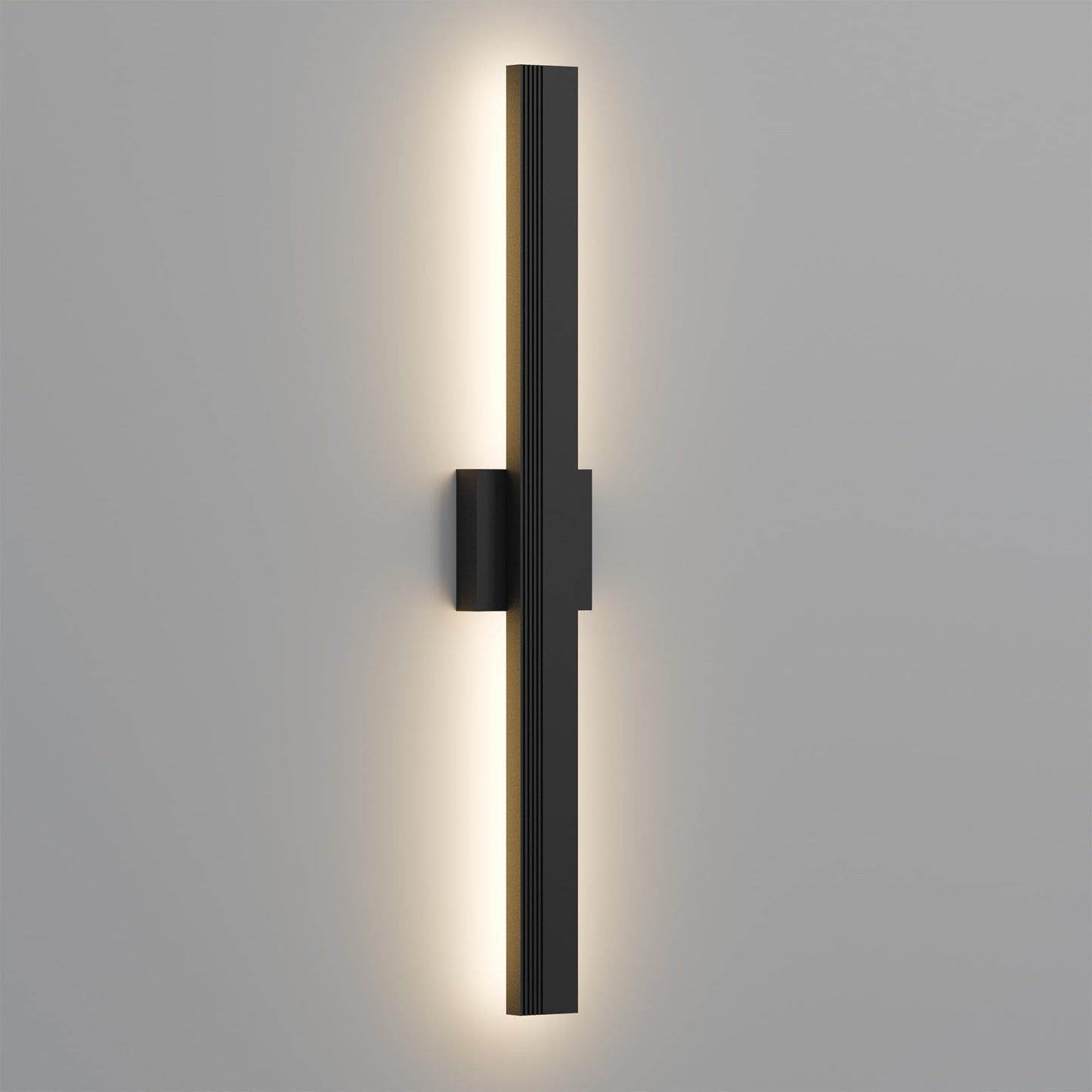 Lamqee 31.5 In Aluminum Long Outdoor Wall Light  3000K 2000Lm Integrated Led Waterproof Ip65  Linear Modern Exterior Lighting Fixtures Wall Mount Outside Sconce For House Porch Patio Garage Front Door
