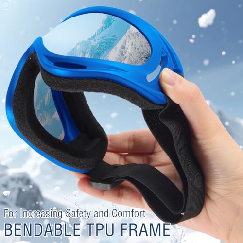 OXG Ski Snowboard Goggles for Men Women, UV Protection Ski Snow Goggles for Kids Youth Adult