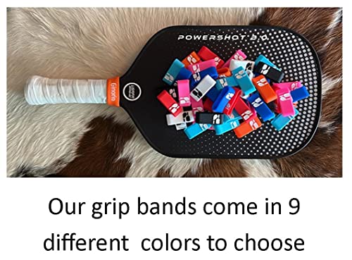 iPdlz Customized Silicone Grip Bands- Pickleball, Tennis, Padel, Beach Tennis, Paddles, Rackets, Baseball Bats, Hockey Sticks