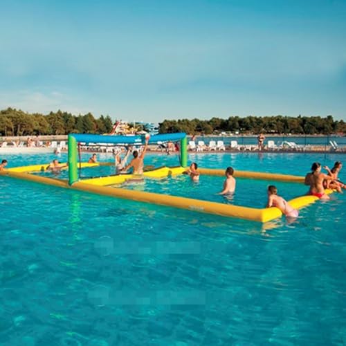 YJFEDCC Water Volleyball Court, Basketball Court, Water Volleyball Court, Inflatable Water Toys Water Football Field