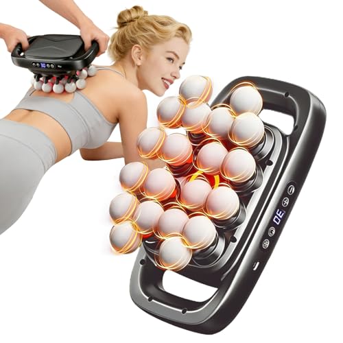 2026 Upgrade 20-Head Massage Gun Set, Deep Tissue Percussion Muscle Massager with 3 Modes & 30 Intensitie, Quiet Handheld ...