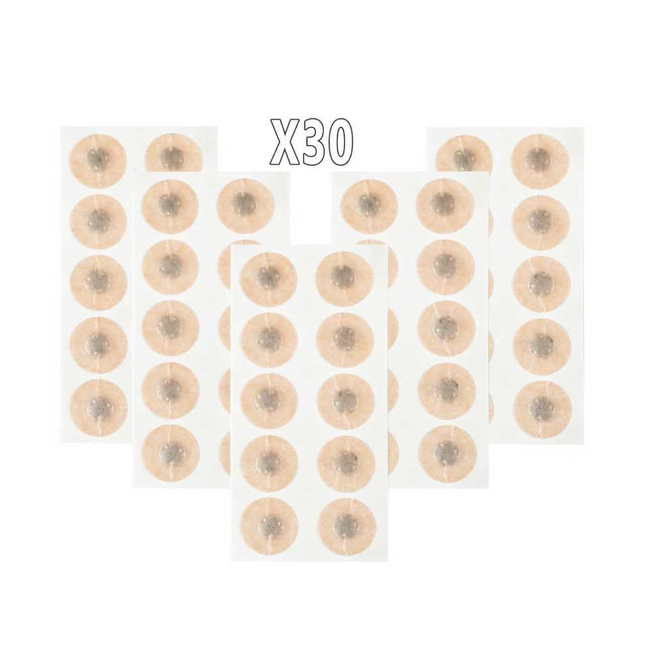 Magnetic Nose Clip Patch Refill,Nasal Strips Refill Pack（30Pairs) Enhanced Breathing, Sleep Aid & Snore Reduction