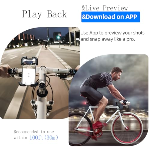 dahocamgo 4K Mini Body Camera, Sports POV Cameras, Portable Body Cam, Thumb Action Camera, Waterproof Wearable Camera, Hel...