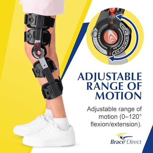 Brace Direct Breg T Scope Premier Post Op Knee Brace Adjustable ROM for ACL MCL PCL Injury Recovery L1833 L1832 (Thighs Up...