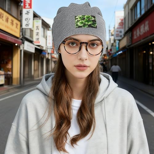 Ivy Blossoms Tree Print Lightweight Waffle Pullover Hat Men Women Winter Headwear Outdoor Camping Travel