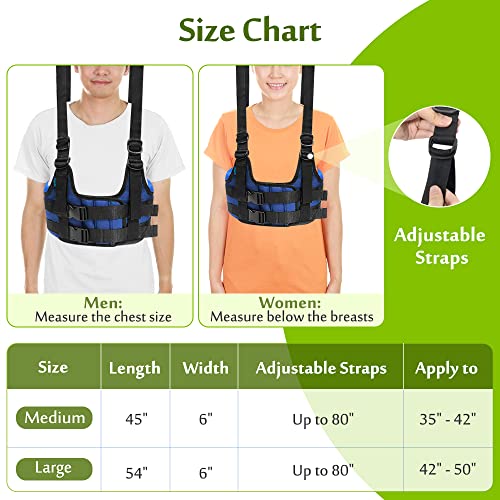 Mybow Back Stretcher Harness for Spinal Decompression, Lumbar Traction Belt & Inversion Table Alternative, Back Realignmen...