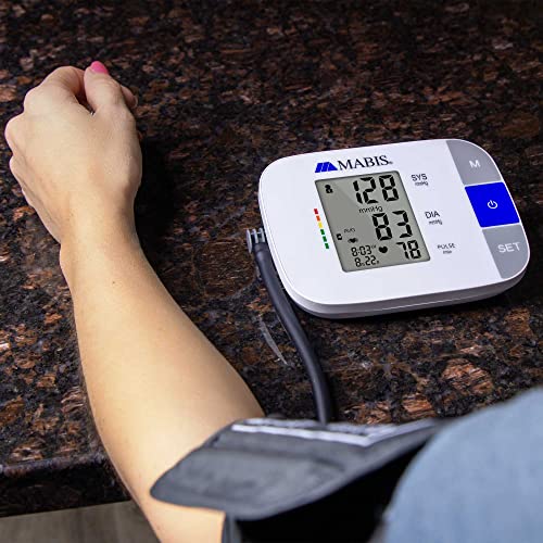 MABIS Universal Talking Blood Pressure Monitor, Upper Arm, Irregular Heartbeat Detection, 396-Reading Memory Storage for 4...