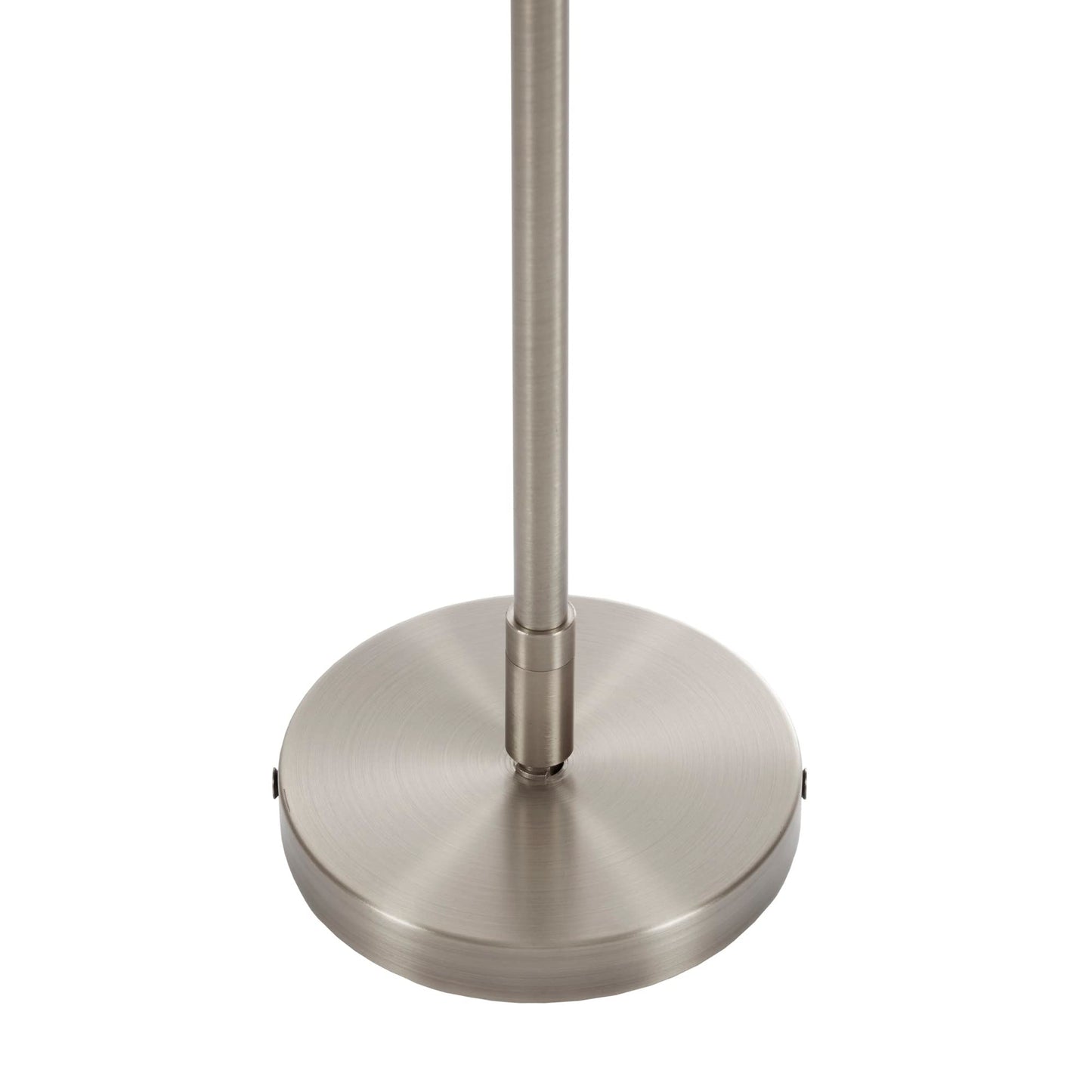 Hampton Hill 5-Light Presidio Chandelier, Modern Design For Dining Room, Adjustable Height, 24 W, Silver/White, Model Mps150-0107