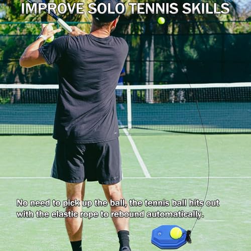 Magicorange Kids Tennis Rackets, Racket Set of 2 Players Tennis Training Equipment for Parent-Child Activities with Traine...