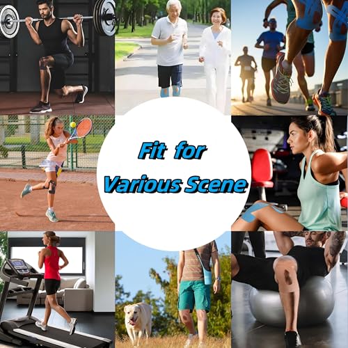 IEADEN Precut Kinesiology Tape for Knees, 10 Pcs - Knee Support & Stability, Knee Pain Relief Athletic Tape - Waterproof &...