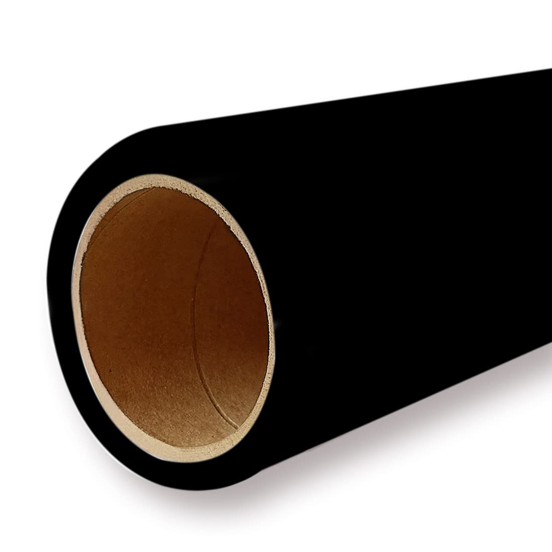 Yizhily Seamless Photogrphy Background Paper, Paper Backdrop Roll For Photoshoot, 82  X16 , Jet