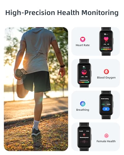 Parsonver Fitness Tracker with Step Counter/Calories/Stopwatch, Health Activity Tracker with Heart Rate Sleep Monitor, IP6...