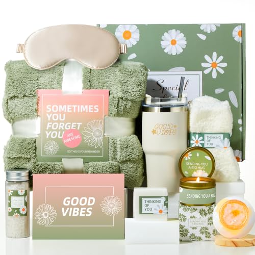 Self Care Gifts for Women：Spa Baskets · Get Well Soon , Birthday Gifts for Women Care Package · Relaxation Gift Sets for W...