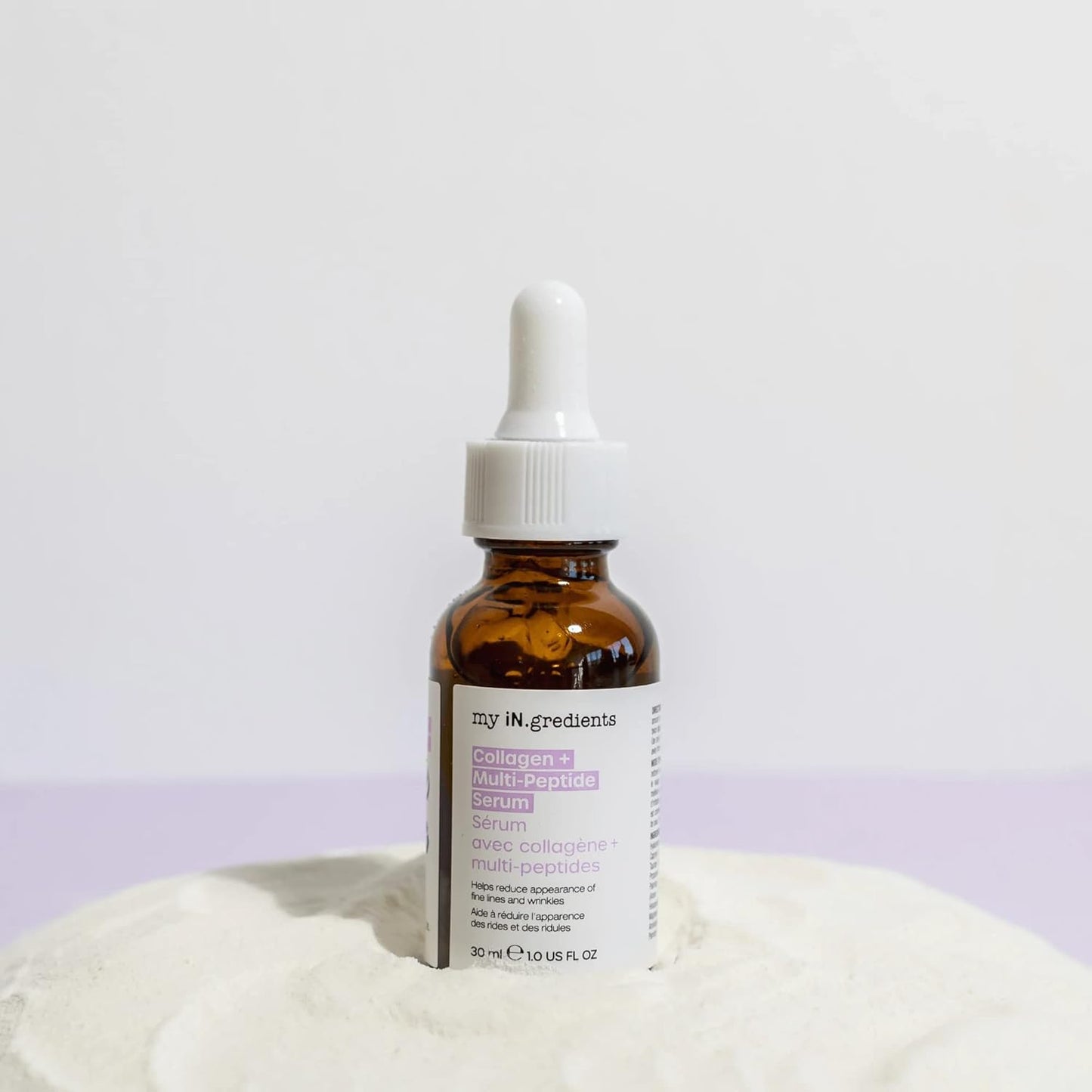 Masque Bar My Ingredients Multi Peptide Serum with Collagen- Wrinkle & Fine Lines reducing Face Serum- Anti-aging Hydrating Serum- Skin Plumping Korean Skin Care- For All Skin Types- 1 Fl Oz