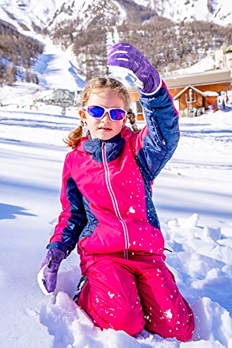 LULLABY KIDS Cotton Kid's Windproof Waterproof Snow Ski Gloves