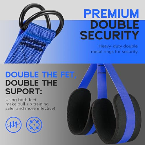 HOXWC Pull Up Assistance Bands, Adjustable Heavy Duty Resistance Band for Pull Up, 3 Pull Up Bands, Comfortable Fabric Fee...