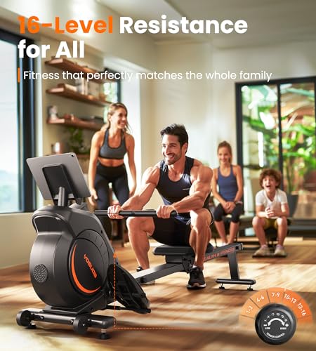 YOSUDA Magnetic/Water Rowing Machine for Home - Rower Machine Use with Bluetooth, App Supported, Rowing Machine for Beginn...