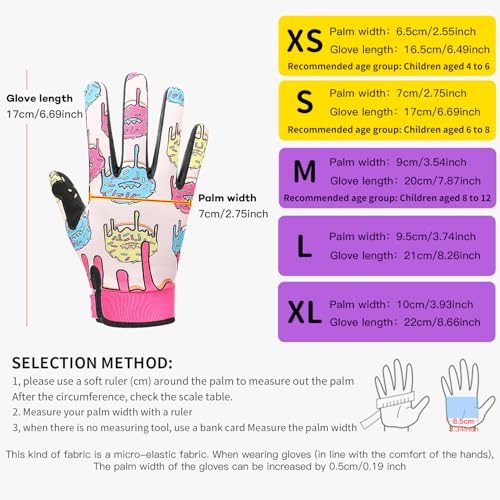 Vilico Full-Finger Cycling Gloves for Men and Women – Adjustable Cycling Gloves for Outdoor Activities, Mountain Biking, w...
