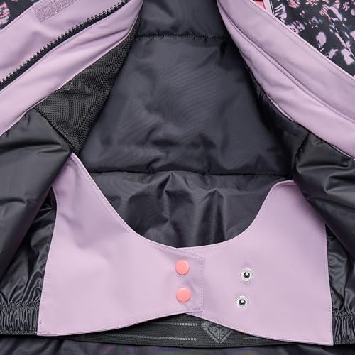 Roxy girls Heavyweight Ski Snow Hooded Jacket, Insulated & Waterproof