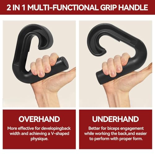 Neutral Grip Pull Up Handles 45° - Angles 90 Grips for Relieve Wrist Stress - Non-Slip Pull Up Grips - for Pull-Ups Deadli...