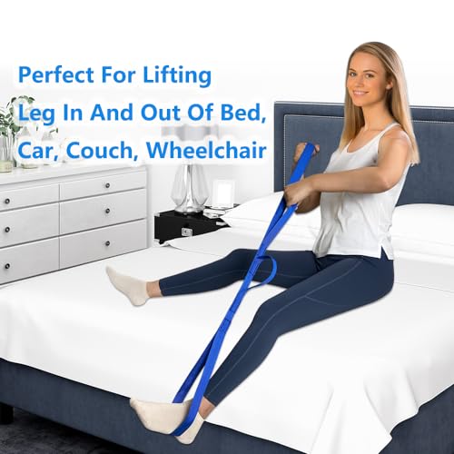 42 Inch Leg Lifter, Leg Lifter After Hip Replacement, Leg Lifter for After Knee Surgery, Leg Lifter Strap Rigid with Multi...