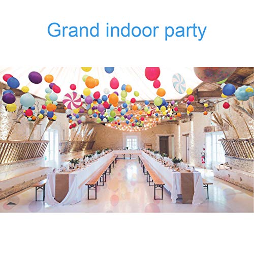 Runch 100pcs Latex Balloons, 12inch Multicolor to Celebrate Latex Balloons, Premium Thick Balloons for Birthday/Party/Chri...