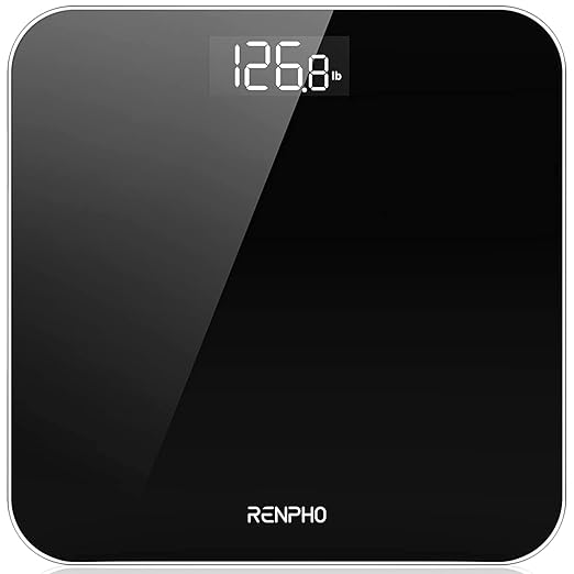RENPHO Scale for Body Weight, Mechanical Bathroom Weighing Scale, Highly Accurate & Measures Weight up to 400 lb/180kg, Ba...