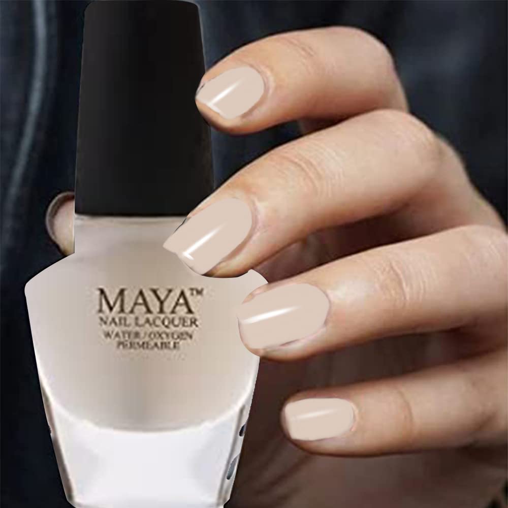 MAYA Nail Lacquer (Matte Top Coat). Breathable, Made in the USA, and 9-FREE