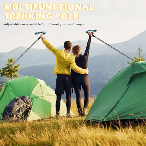 BEAUTIFABLE Hiking Walking Staff - Detachable Trekking Pole Multitool for Man Women (7 Tube
