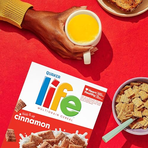 Life Multigrain Breakfast Cereal, Cinnamon, 13 Ounce (Pack of 3)