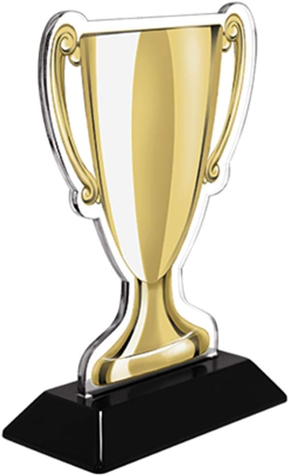 Crown Awards 7" Disc Golf Gold Cup Trophies, Custom Disc Golf Acrylic Cup Trophy