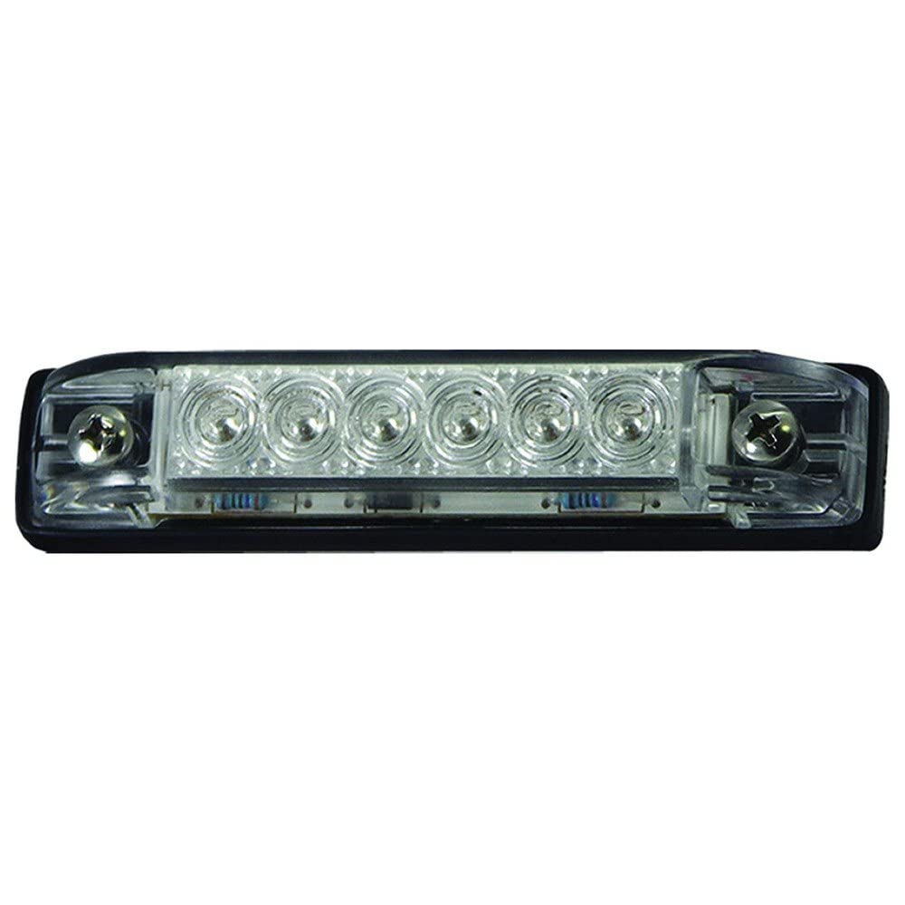 T-H Marine LED Slim Line Utility Strip Lights, 4-Inch, Clear White, Model SR18.116.337.0383