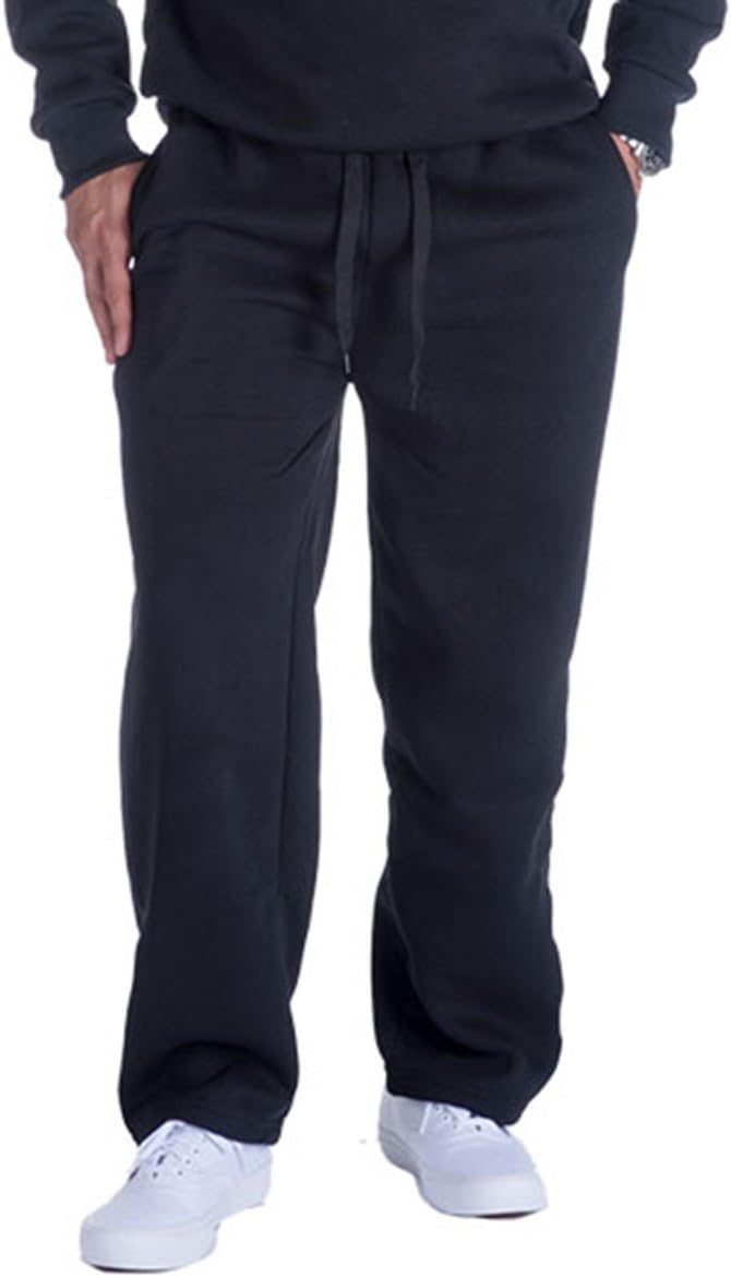 Facitisu Mens Active Fleece Athletic Sweatpant Basic Running Drawstring Workout Sweat Pants