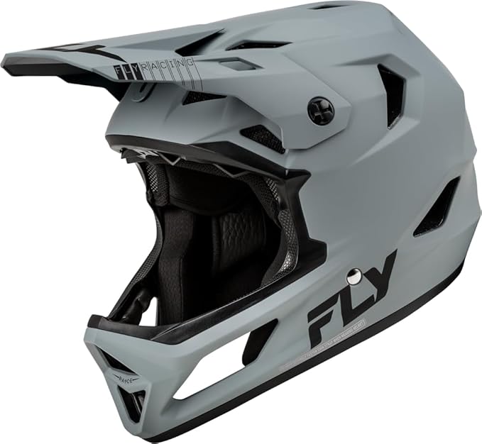 Fly Racing Rayce Full-Face Mountain Bike/BMX Helmet – ASTM F1952 DH Certified, CPSC 1203, CE EN1078, Poly-Alloy Shell, TFV...