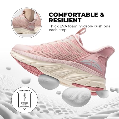 ALLSWIFIT Women's Slip On Walking Shoes Running Comfortable Tennis Breathable Non Slip Athletic Gym Workout Cross Training...