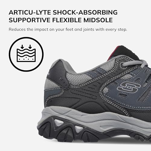Skechers Men's Afterburn M. Fit Fashion Sneakers