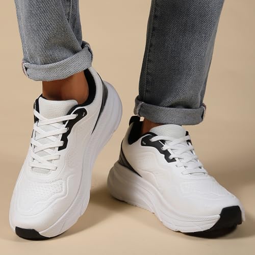 DWSTN Breathable Running Shoes for Men Non Slip Slip On Walking Shoes Lightweight Walking of Mesh Workout Fashion Comfortable