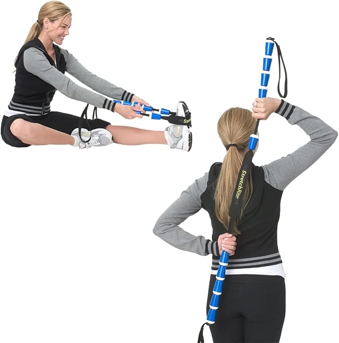 ProStretch StretchRite, Physical Therapy Stretching Strap with Grip Handles for Sore and Tight Muscles, Includes Coaching ...