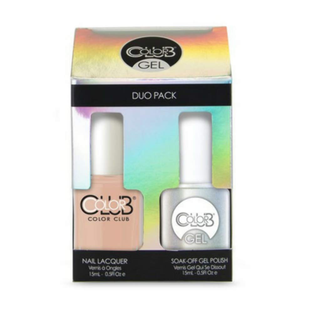 Color Club Barely There Color Club Gel + Lacquer Duo Includes 1 Each Of 05gel1066 and 05a1066, 0.5 fluid_ounces