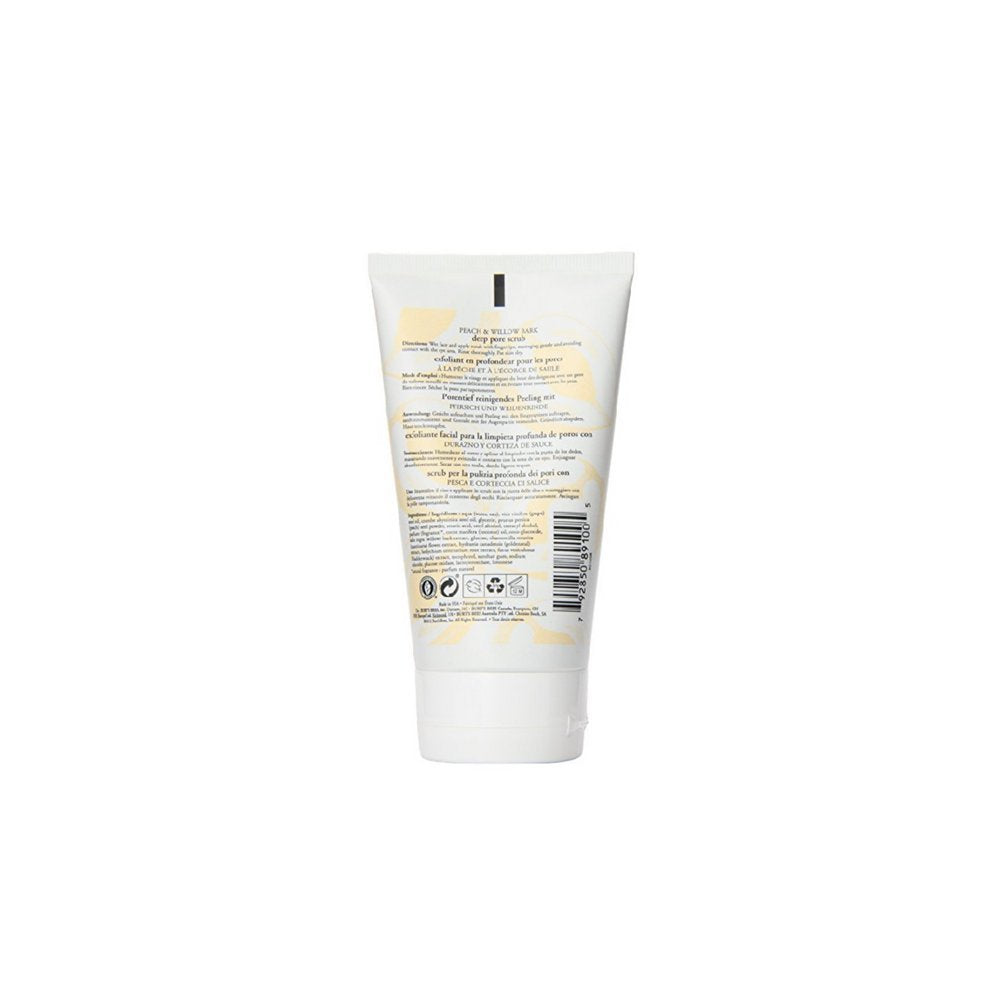Burts Scrub Peach/Wlbk Size 4.Z Burt'S Bees Peach And Willowbark Deep Pore Scrub