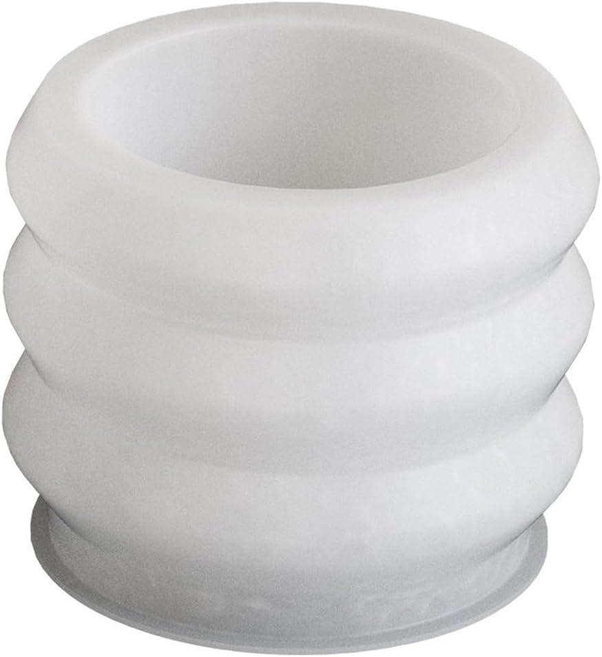 Cylinder Molds Silicone Wave Spiral Candle Mold - Silicone Resin Casting Molds for Candle & Resin & Soap Craft Supplies (xre-bottle-3912)