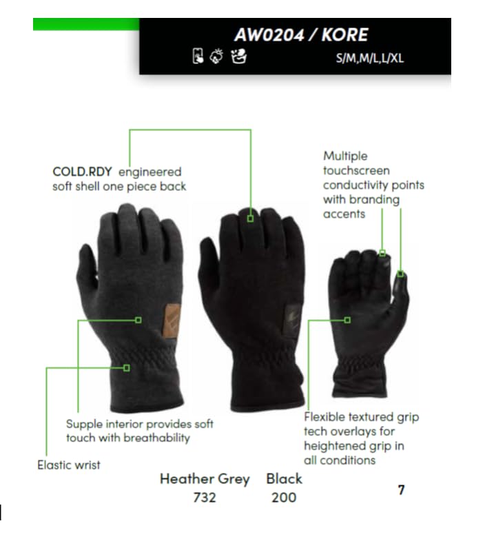 Adidas Winter Performance Edge 2.0 Glove with Multiple Touchscreen Conductivity Points